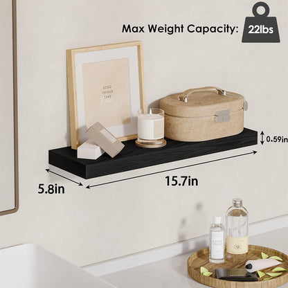 Wall-Mounted Floating Shelves