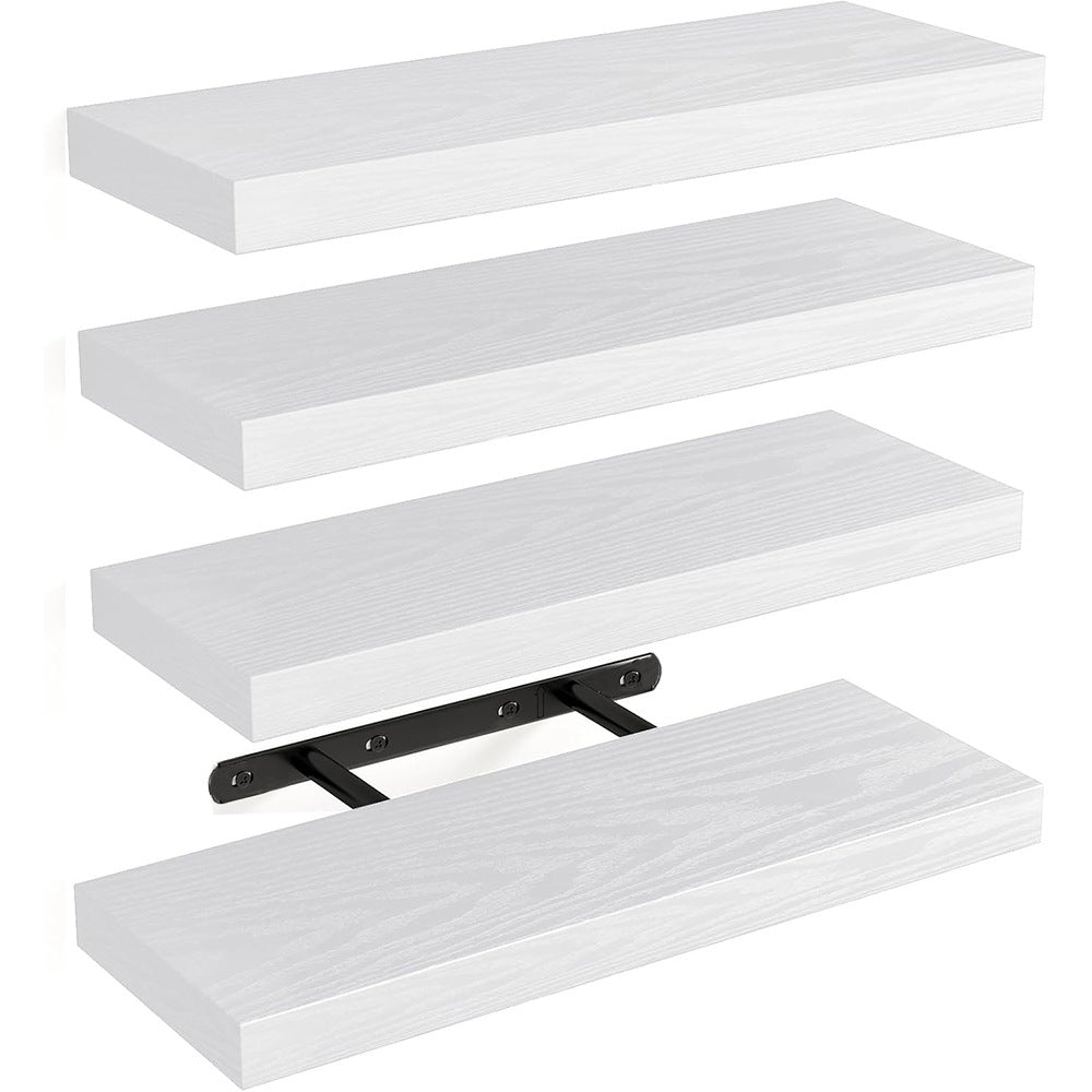 Wall-Mounted Floating Shelves