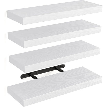Wall-Mounted Floating Shelves