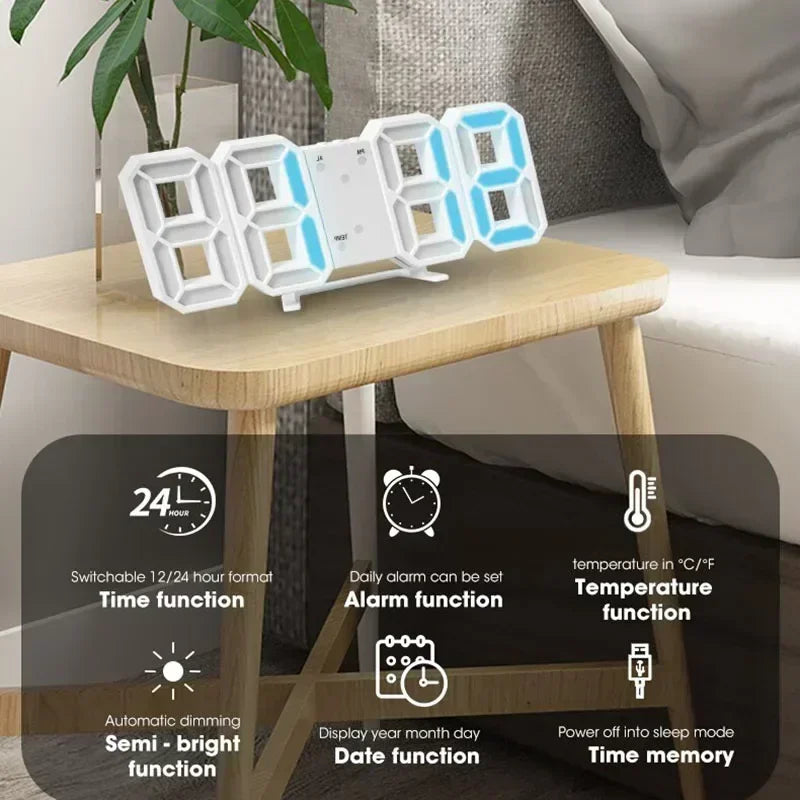 LED clock (white only)