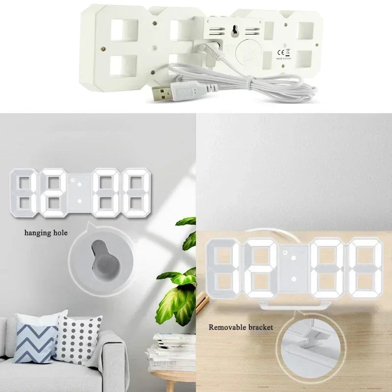 LED clock (white only)