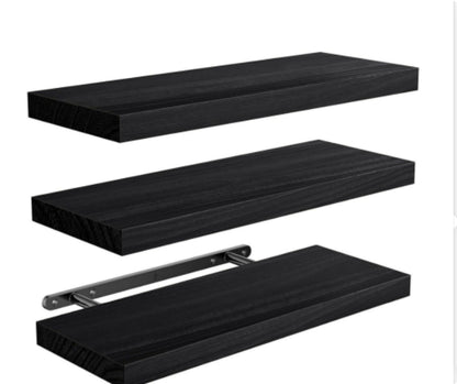 Wall-Mounted Floating Shelves