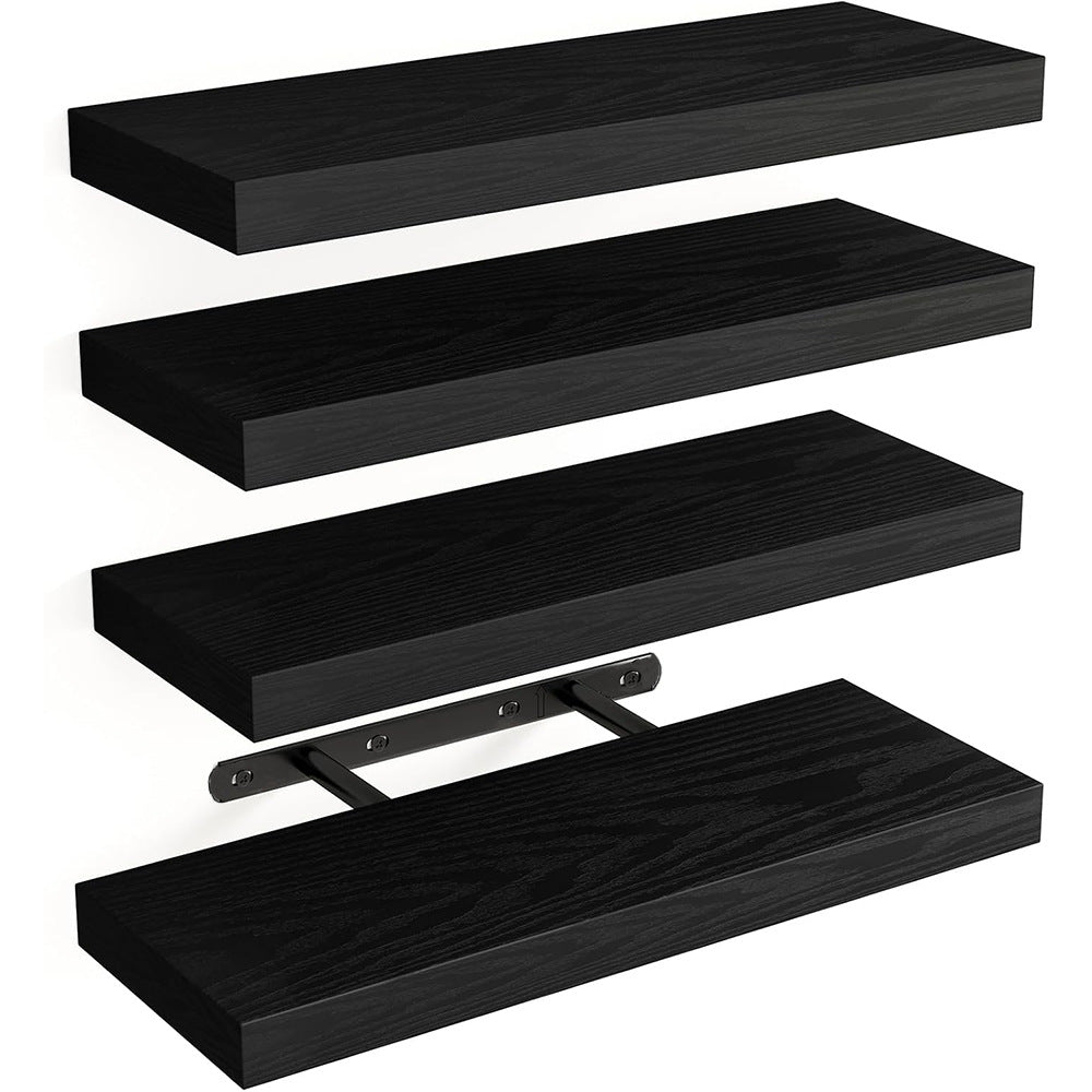 Wall-Mounted Floating Shelves