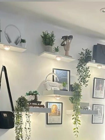 Wall-Mounted Floating Shelves