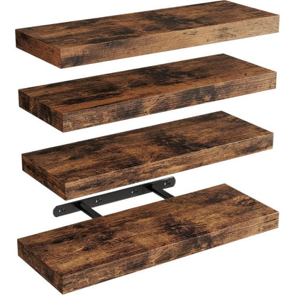 Wall-Mounted Floating Shelves